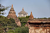 Old Bagan Myanmar. View from the terraces of the Mingala Zedi. 